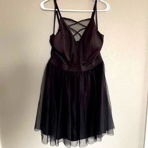 XL Lily Rose Black Ballerina Dress
